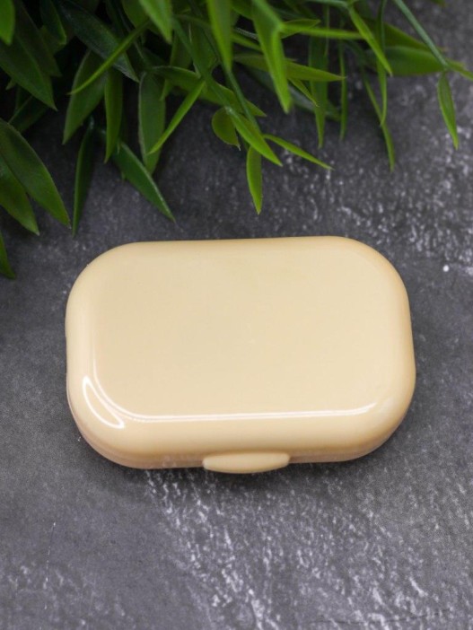 Контейнер для линз «Classic horizontal», yellow 