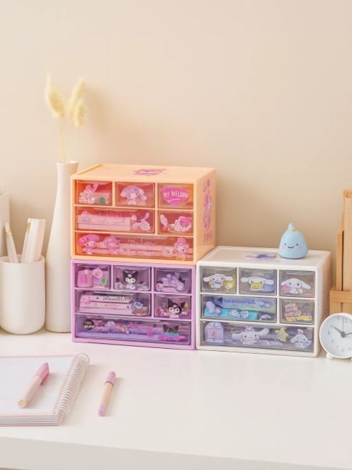 Органайзер для канцелярских принадлежностей "Kuromi", 17,8*9,2*11,4 см, mix 