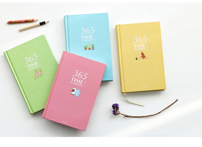 P703 ПЛАННЕР &quot;365&quot; иллюстрированный (зеленый) 