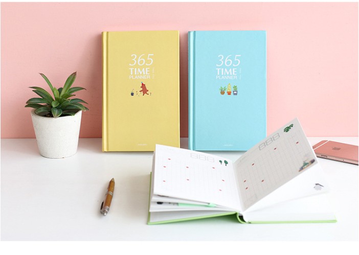 P703 ПЛАННЕР &quot;365&quot; иллюстрированный (зеленый) 