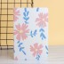 Тетрадь (A5) "Wonderful pink flowers blue leaves", (13.5*20.5)