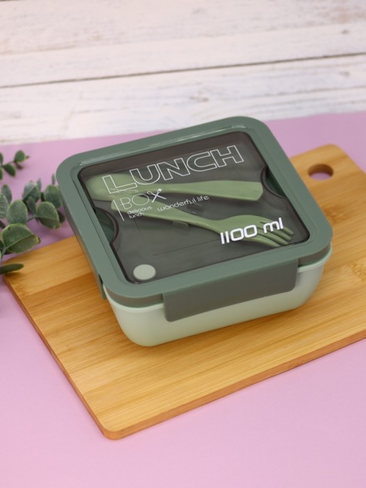 Ланчбокс "Square", dark green 