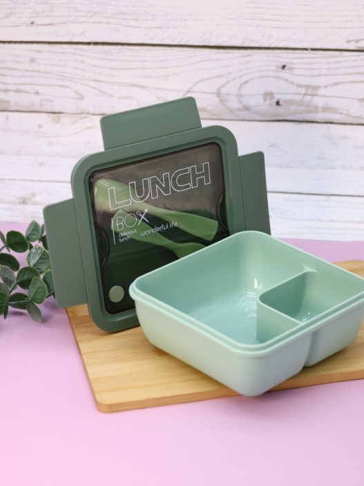 Ланчбокс "Square", dark green 
