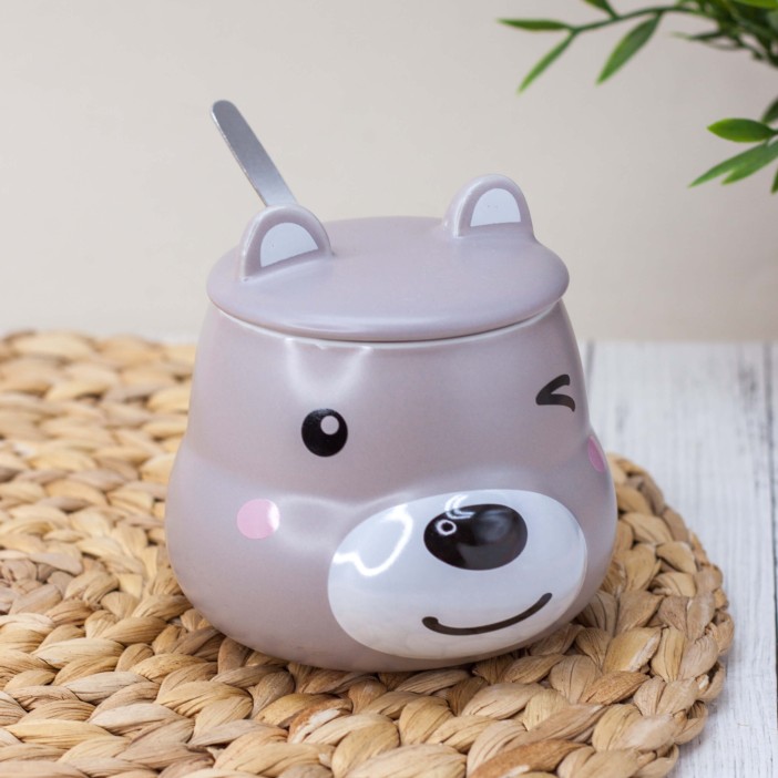 Кружка "Animal bear", grey (385 ml) 