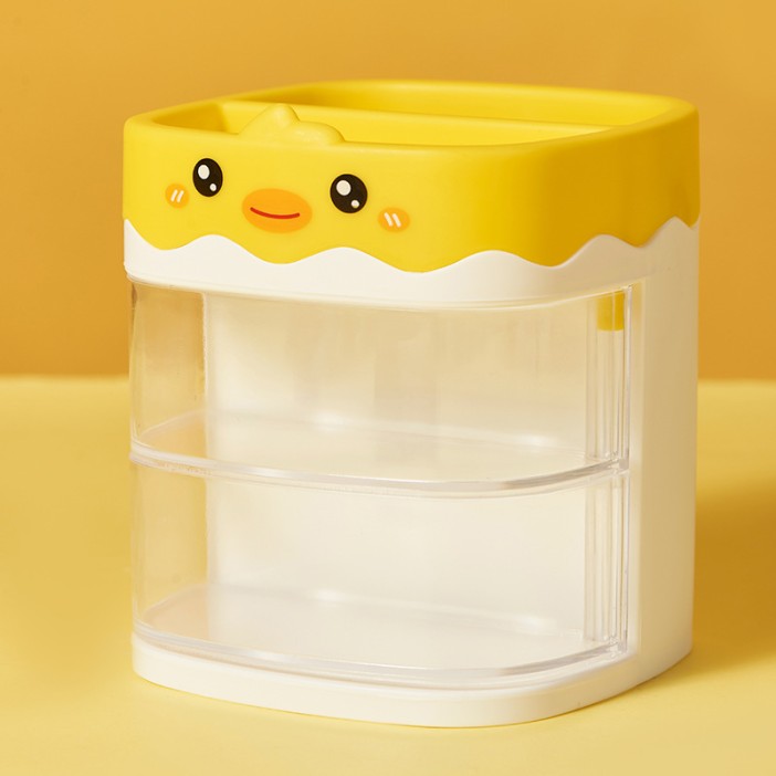 Органайзер настольный «Chick», yellow (12.9*11.3*11.3) 