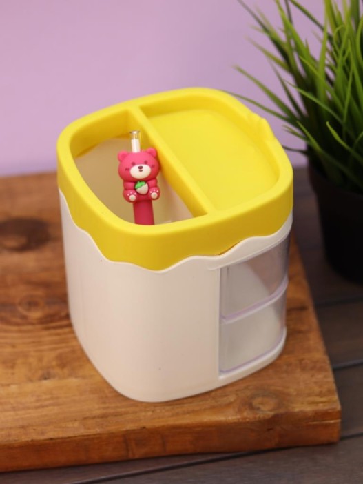 Органайзер настольный «Chick», yellow (12.9*11.3*11.3) 