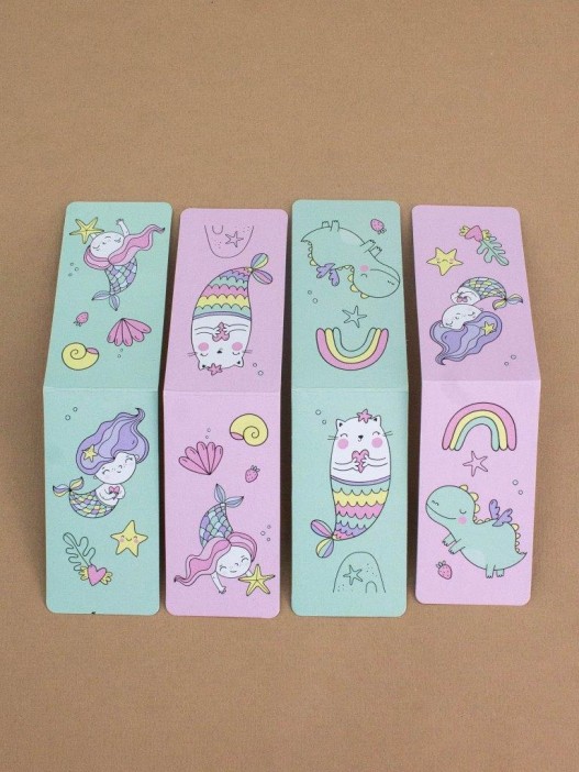 Набор магнитных закладок &quot;Mermaid Vibes&quot;, 4 шт., 35х70 мм 