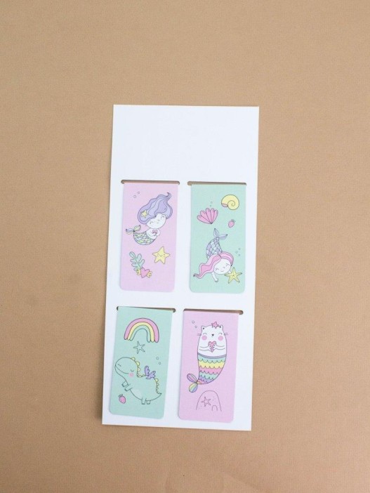 Набор магнитных закладок &quot;Mermaid Vibes&quot;, 4 шт., 35х70 мм 