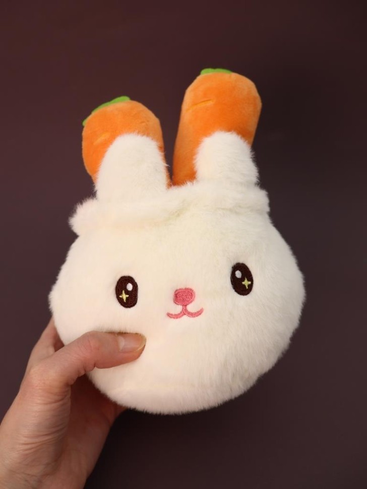 Мягкая игрушка (3+) "Растение в горшке - зайка", 20 см