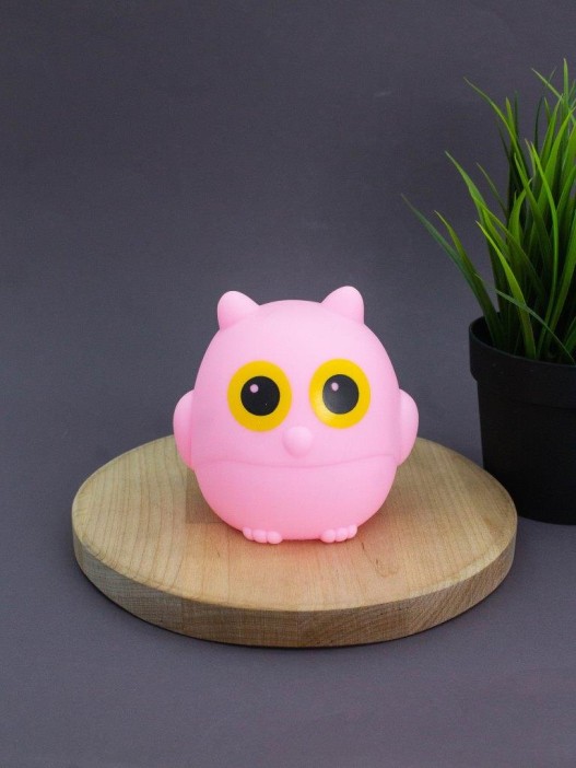 Ночник iLikeGift &quot;Little owl&quot;, pink (9*10 см) 