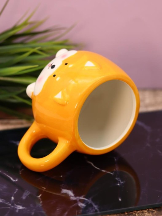 Кружка керамическая «Corgi», orange, 450 мл 