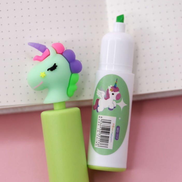 Маркер текстовыделитель &quot;Winged unicorn&quot;, mix, шоу-бокс 24 шт. 