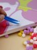 Картина из помпонов на подрамнике Draw Me! "Единорог", (20 х 20 см)