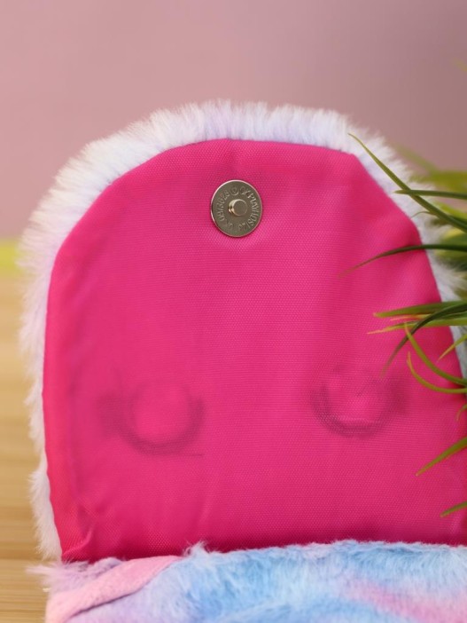 Сумочка плюшевая &quot;Cute unicorn&quot;,  colorful (14,5*10,5 см) 