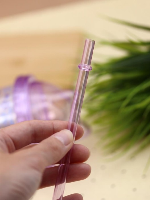 Тамблер iLikeGift "Flowers are dark", purple (380 мл) 