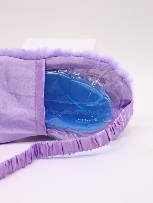 Маска для сна GIRLY "Приятный сны", фиолетовая 