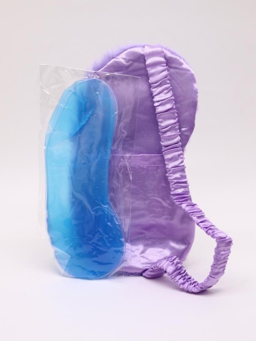 Маска для сна GIRLY "Приятный сны", фиолетовая 