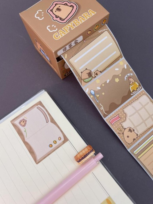 Стикеры в рулоне &quot;Capybara&quot;, brown 