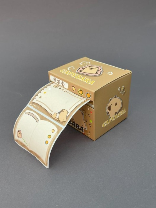 Стикеры в рулоне &quot;Capybara&quot;, brown 