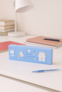 Пенал "Happy time, nice day", blue