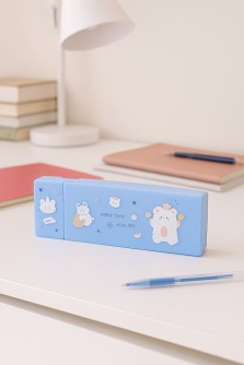 Пенал "Happy time, nice day", blue