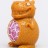 Мялка - антистресс «Dino metallic», orange