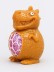Мялка - антистресс «Dino metallic», orange 
