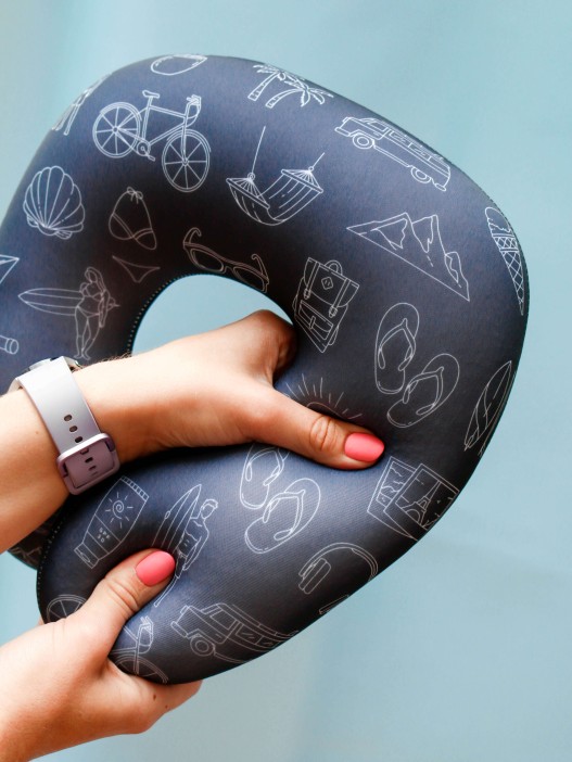 Игрушка- Подушка для шеи Hugme toys «Путешествие» 