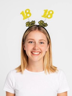 Праздничный ободок "Party time 18" (240 мм)