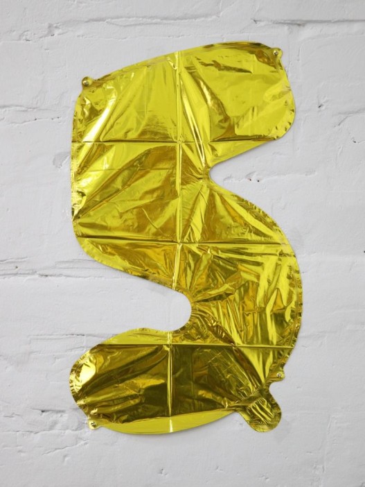 Шар фольгированный &quot;Milestone moments&quot; цифра 5, золото (40 см) 