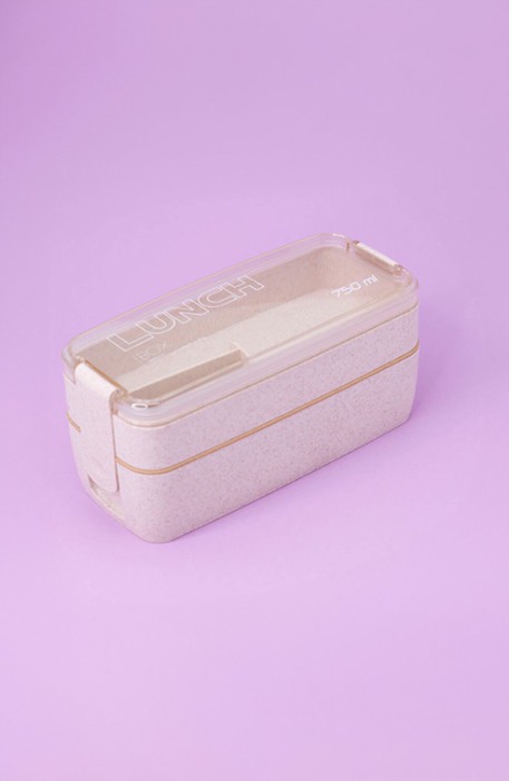 Ланчбокс &quot;Convenient&quot;, white, 2 яруса (750 мл) 