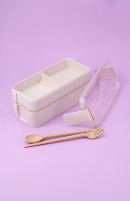 Ланчбокс &quot;Convenient&quot;, white, 2 яруса (750 мл) 