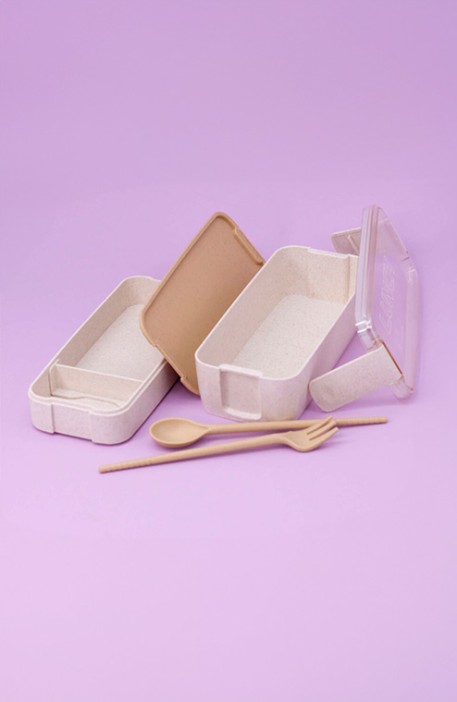 Ланчбокс &quot;Convenient&quot;, white, 2 яруса (750 мл) 