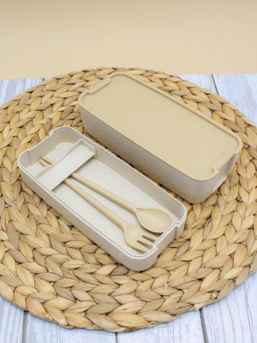 Ланчбокс &quot;Convenient&quot;, white, 2 яруса (750 мл) 