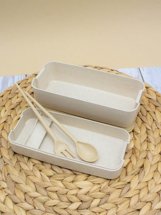 Ланчбокс &quot;Convenient&quot;, white, 2 яруса (750 мл) 