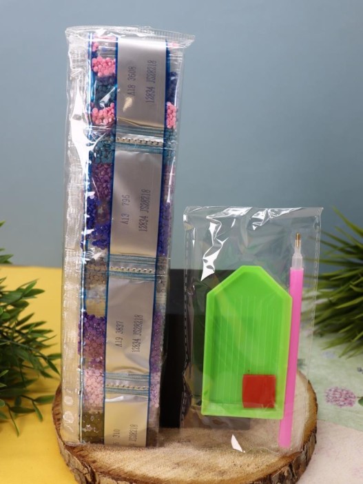 Алмазная мозаика "Лавандовое поле", 20*30 см 