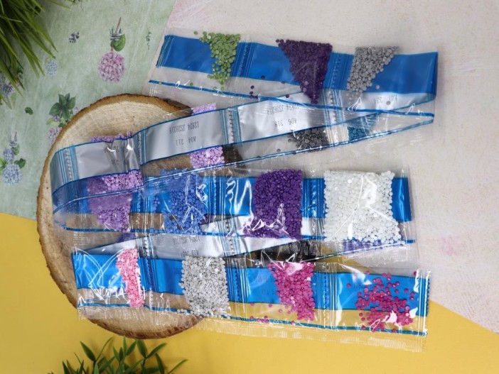 Алмазная мозаика "Лавандовое поле", 20*30 см 