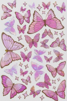 Наклейки "Pink air"