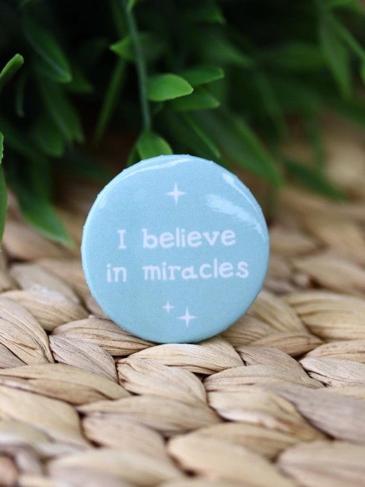 Набор значков 3 шт. iLikeGift &quot;Unicorn believe miracles&quot; 