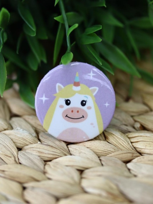 Набор значков 3 шт. iLikeGift &quot;Unicorn believe miracles&quot; 