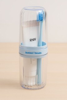 Контейнер для зубных щеток / кистей "Sweet house", blue