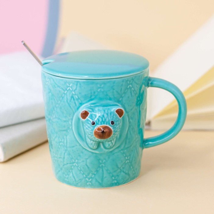 Кружка "Relief Bear", green (350ml) 