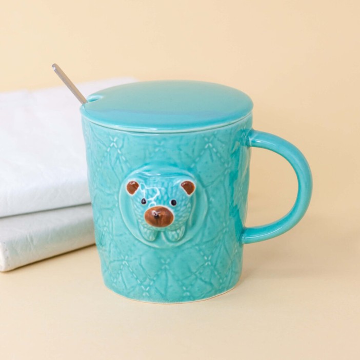 Кружка "Relief Bear", green (350ml) 