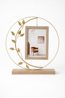 Фоторамка «Young moon», золотая, металл (28*26.5 см)
