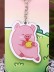 Брелок ECO из дерева «Happy pig eats» 