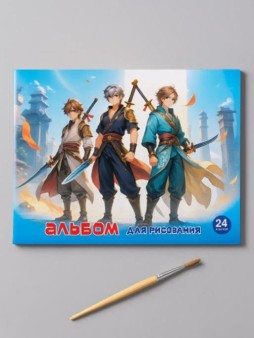 Альбом для рисования "Аниме 2", А4 24л