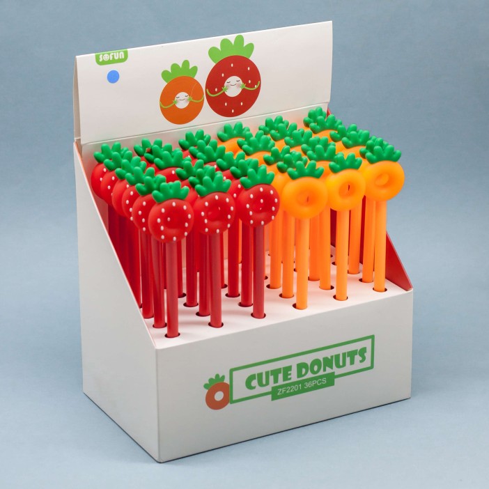 Ручка "Strawcarrd donuts" mix 