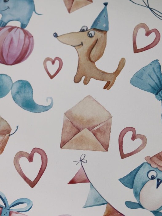 Упаковочная бумага «Joyful Jingles» 1 рулон, 50*70 см 