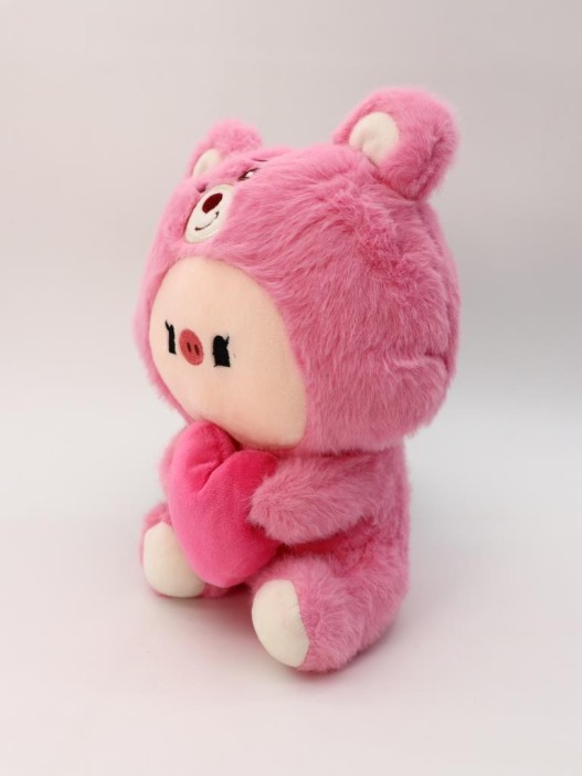 Мягкая игрушка &quot;Pig heart&quot;, pink, 23 см 