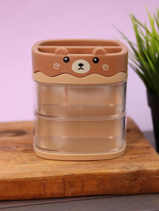 Органайзер настольный «Bear», brown (12.9*11.3*11.3) 